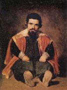 A Dwarf Sitting on the Floor Diego Velazquez